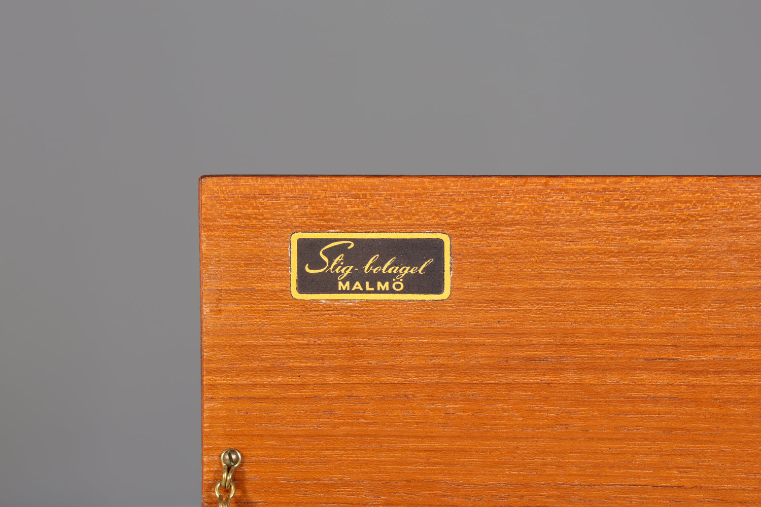 Traumhafte Mid Century Kommode Stig-Bolaget Teak Holz Besteckkasten Besteckschrank Schränkchen 60er Jahre