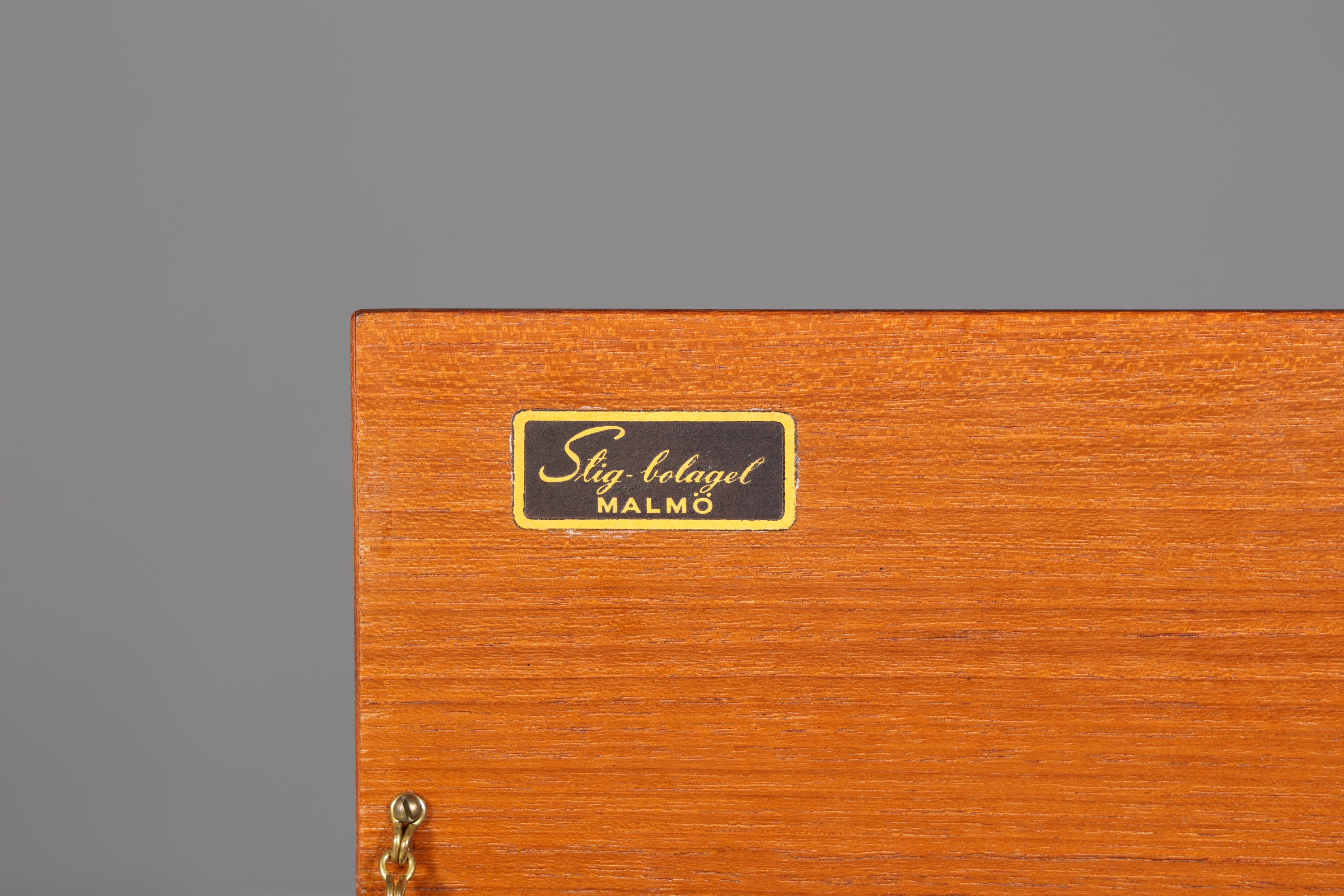 Traumhafte Mid Century Kommode Stig-Bolaget Teak Holz Besteckkasten Besteckschrank Schränkchen 60er Jahre