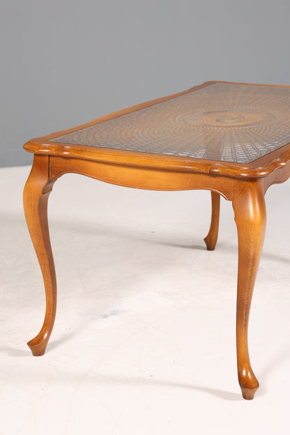 Wunderschöner Chippendale Couchtisch Wiener Geflecht Tisch Barock Stil Wohnzimmer Tisch
