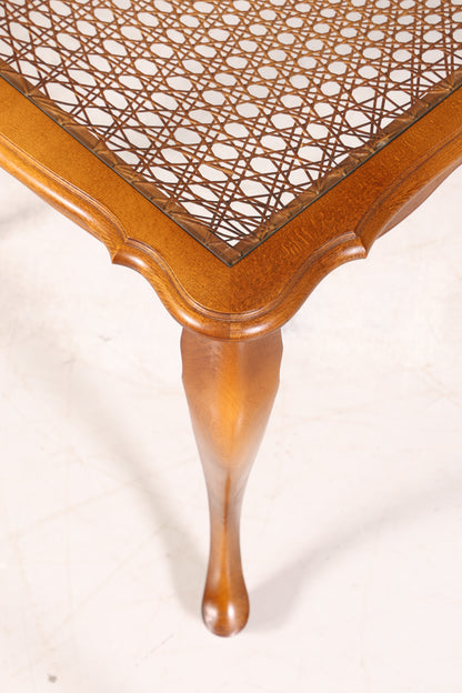 Wunderschöner Chippendale Couchtisch Wiener Geflecht Tisch Barock Stil Wohnzimmer Tisch