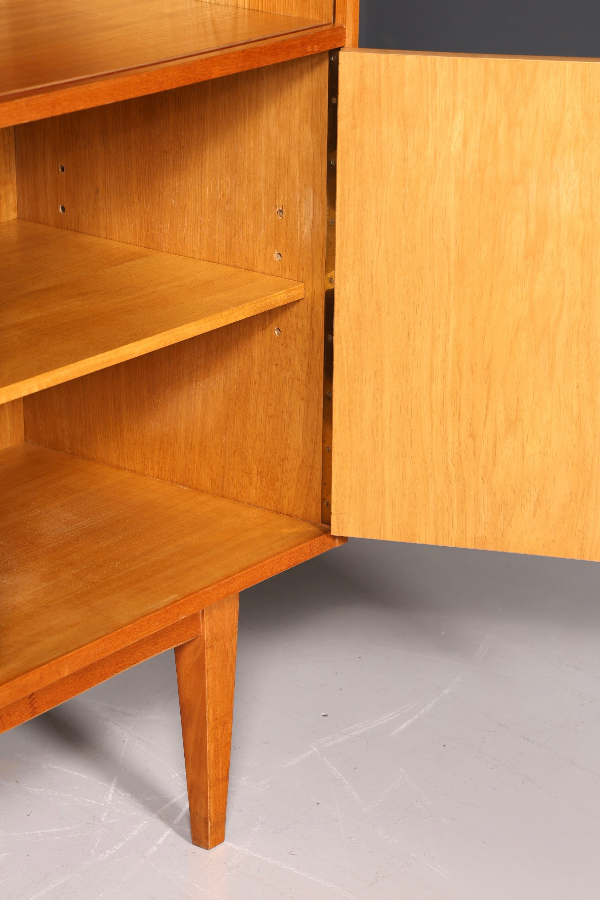 Original Hellerau Mid Century Vitrine Schrank Franz Ehrlich 602 Kommode Bücherregal Highboard