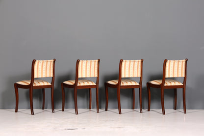 4x Stilvolle Englische Stühle Englisch Dining Chairs Antik 60er Jahre Küchenstühle Stuhlset