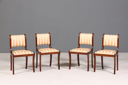 4x Stilvolle Englische Stühle Englisch Dining Chairs Antik 60er Jahre Küchenstühle Stuhlset
