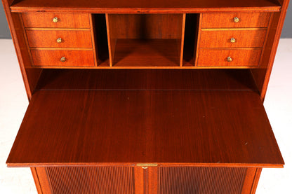 Wunderschöner Sekretär im Gustavianischen Stil Regal Bücherregal Schrank Highboard Vintage Echt Holz Antik