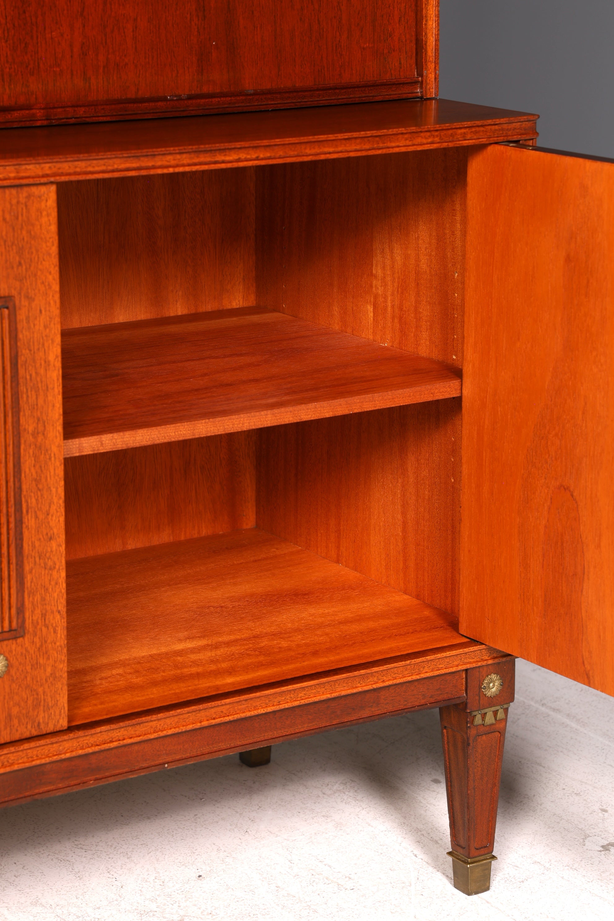 Wunderschöner Sekretär im Gustavianischen Stil Regal Bücherregal Schrank Highboard Vintage Echt Holz Antik