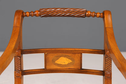 6x Wunderschöne Englische Stühle Englisch Dining Chairs Armlehnstuhl Set Küchenstühle Stuhlset Armlehnstühle