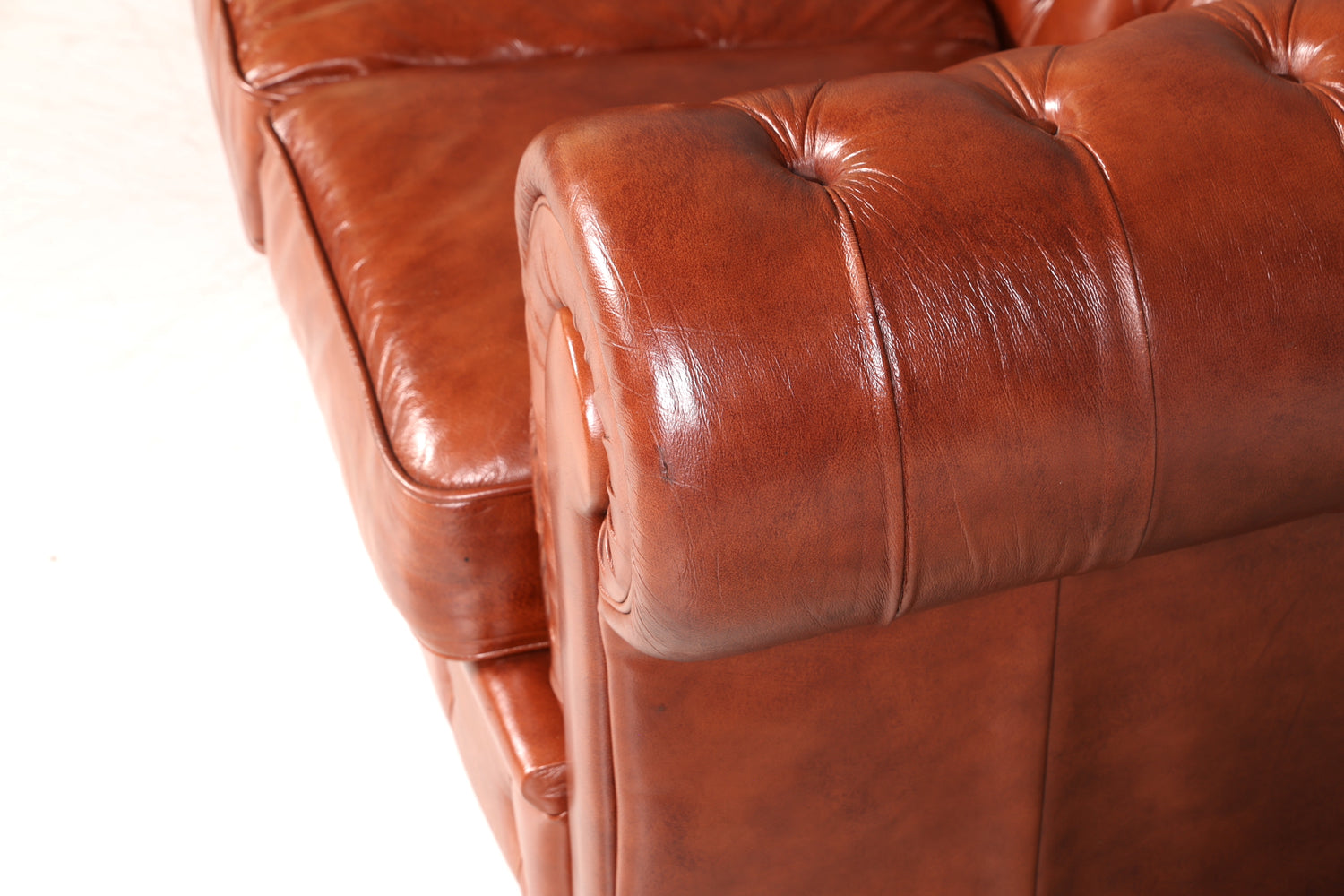 Wunderschönes Original Chesterfield Sofa 3-Sitzer Couch England Polstersofa