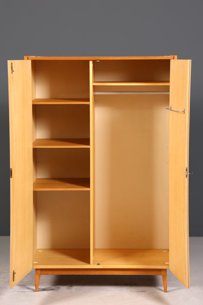 Traumhafter Mid Century Kleiderschrank Vintage Schrank Retro Wäscheschrank