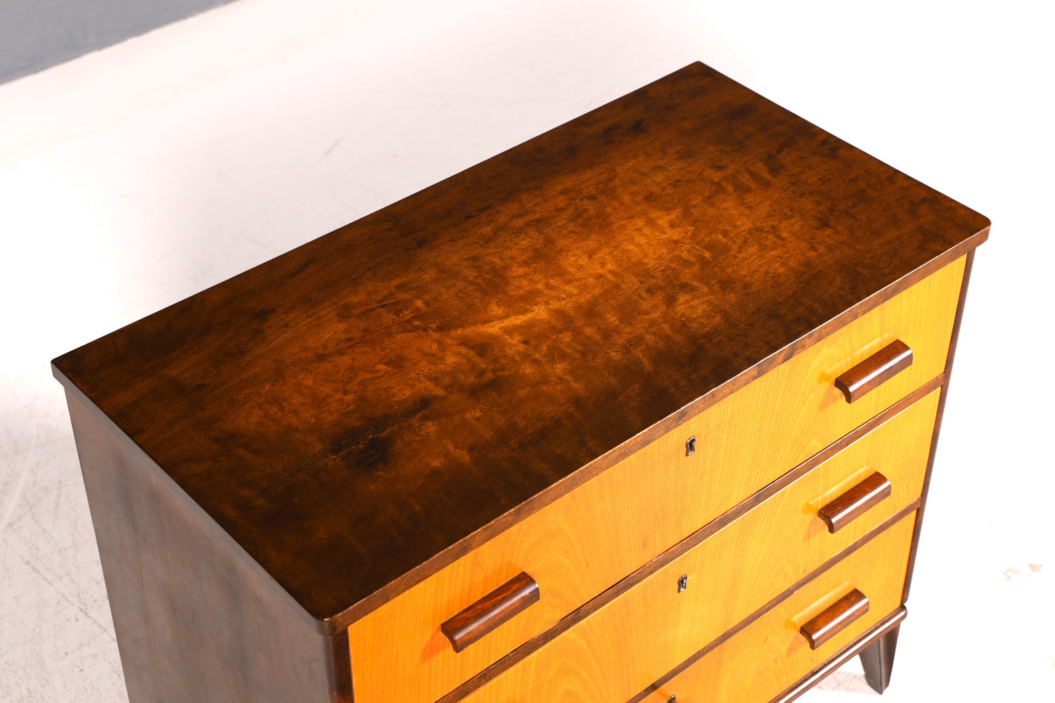 Wunderschöne Mid Century Kommode Vintage TV Sideboard 60er Schrank Flurkommode Klappschrank