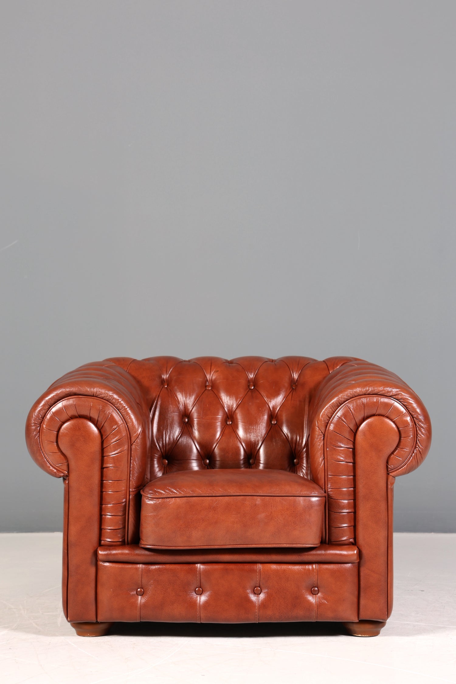 Stilvoller Original Chesterfield Sessel Englischer Armlehnsessel Englisch Herrensessel