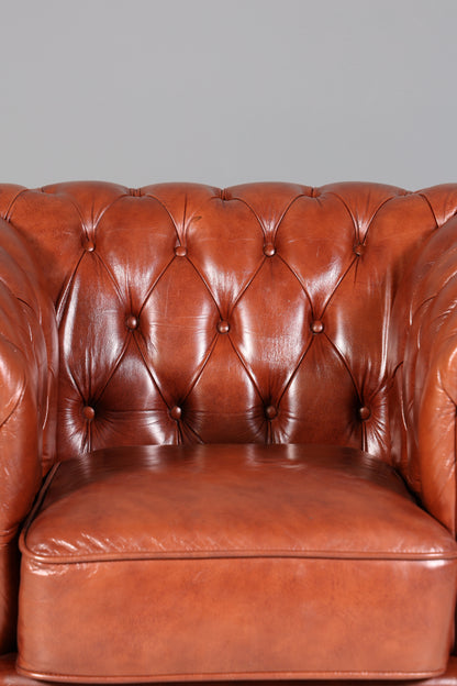 Stilvoller Original Chesterfield Sessel Englischer Armlehnsessel Englisch Herrensessel