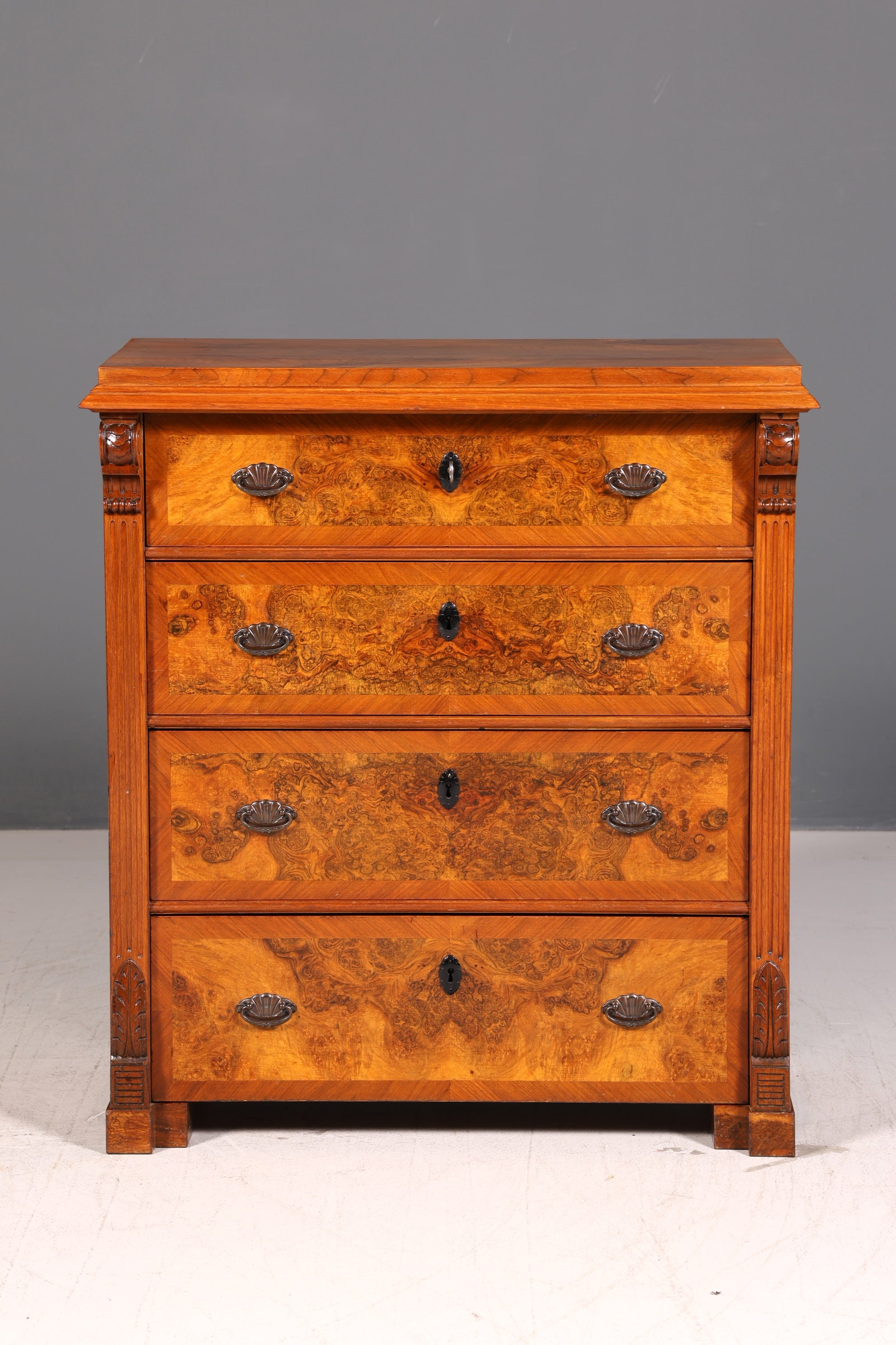 Wunderschöne Gründerzeit Kommode Louis Philippe Antik Sideboard Schubladenkommode Wäschekommode