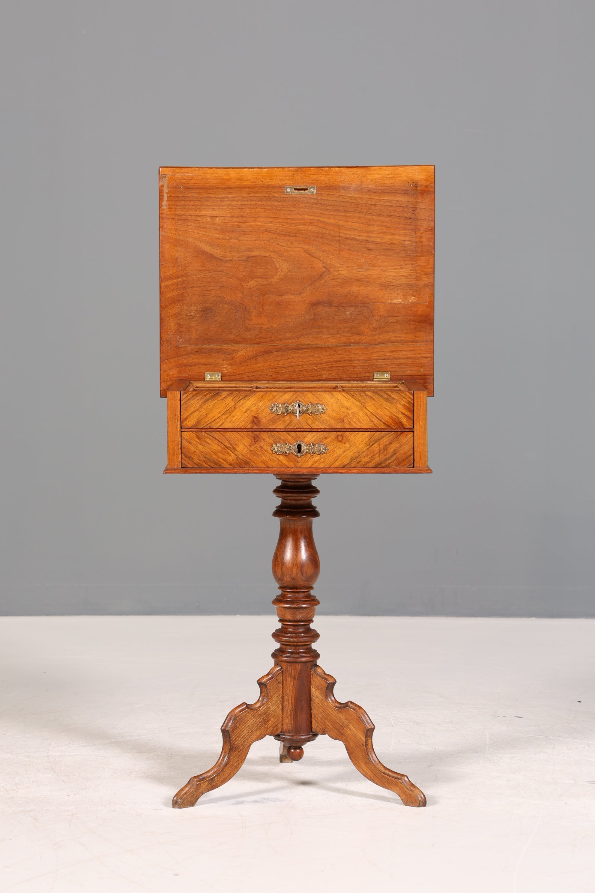 Traumhafter Gründerzeit Beistelltisch Louis Philippe Nähtisch Antik Ablagetisch um 1880