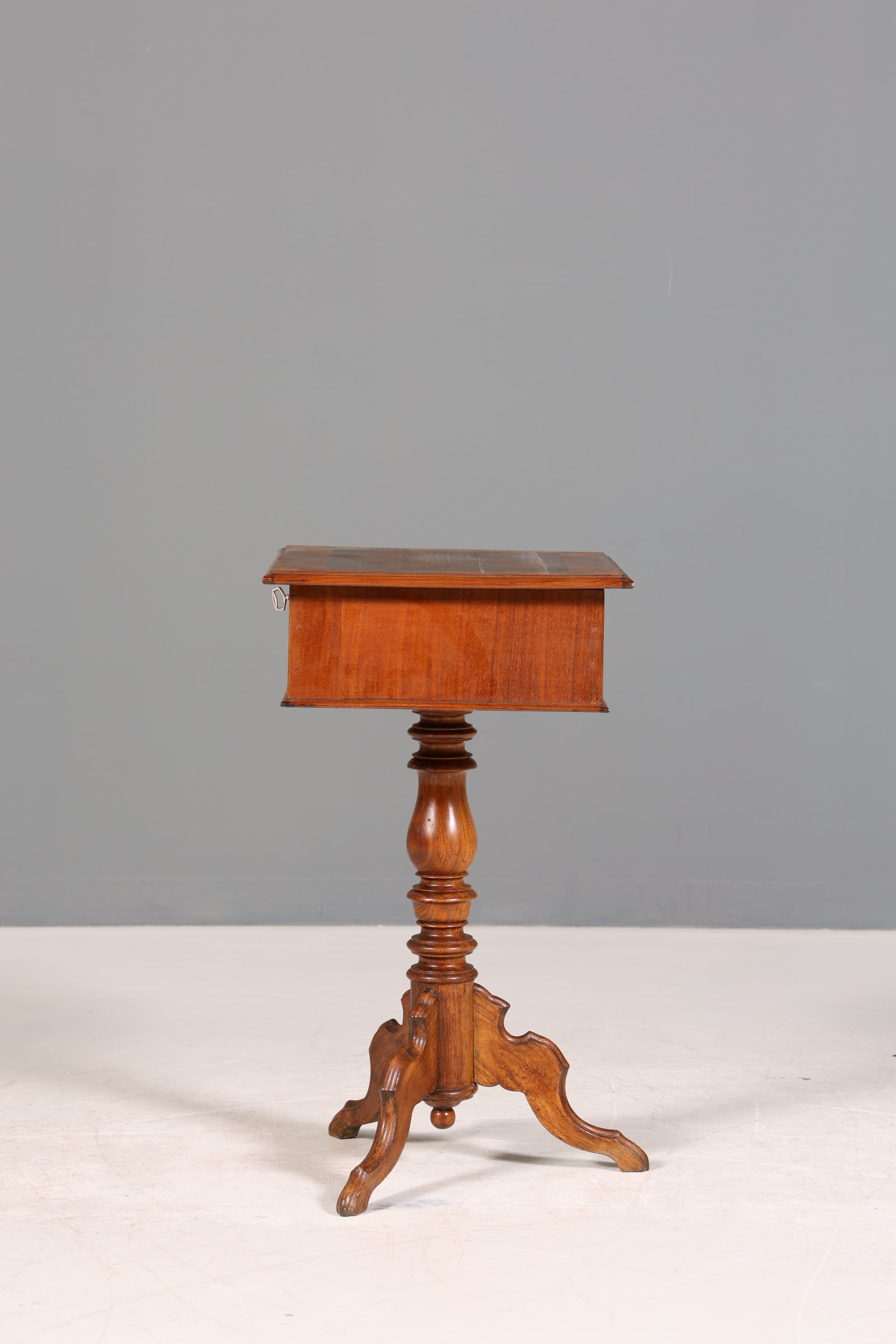Traumhafter Gründerzeit Beistelltisch Louis Philippe Nähtisch Antik Ablagetisch um 1880