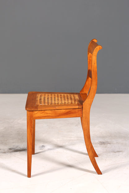 E851 Finish Traumhafter Biedermeier Stuhl Antik Sekretär Armlehnstuhl echt Holz Küchenstuhl