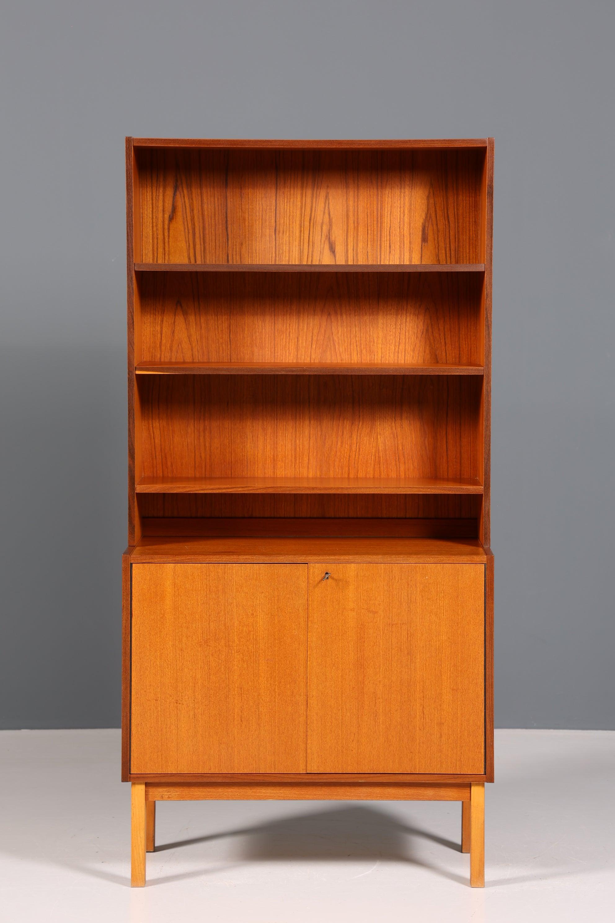 Wunderschönes Mid Century Regal Vintage Schrank Retro Bücherregal Bücherschrank 60s