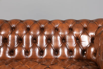 Wunderschönes Original Chesterfield Sofa 3- Sitzer echt Leder Couch Englisch