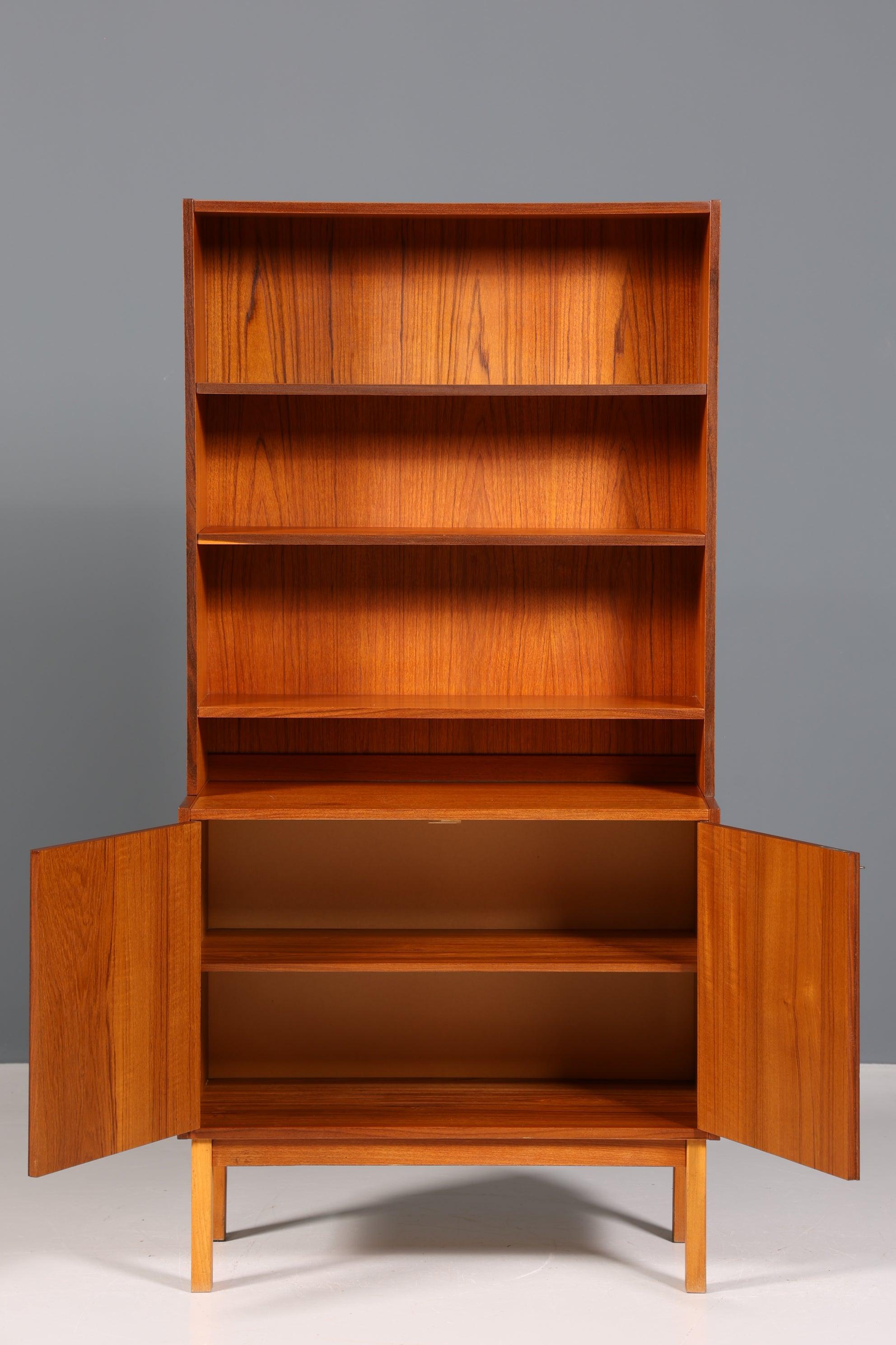 Wunderschönes Mid Century Regal Vintage Schrank Retro Bücherregal Bücherschrank 60s