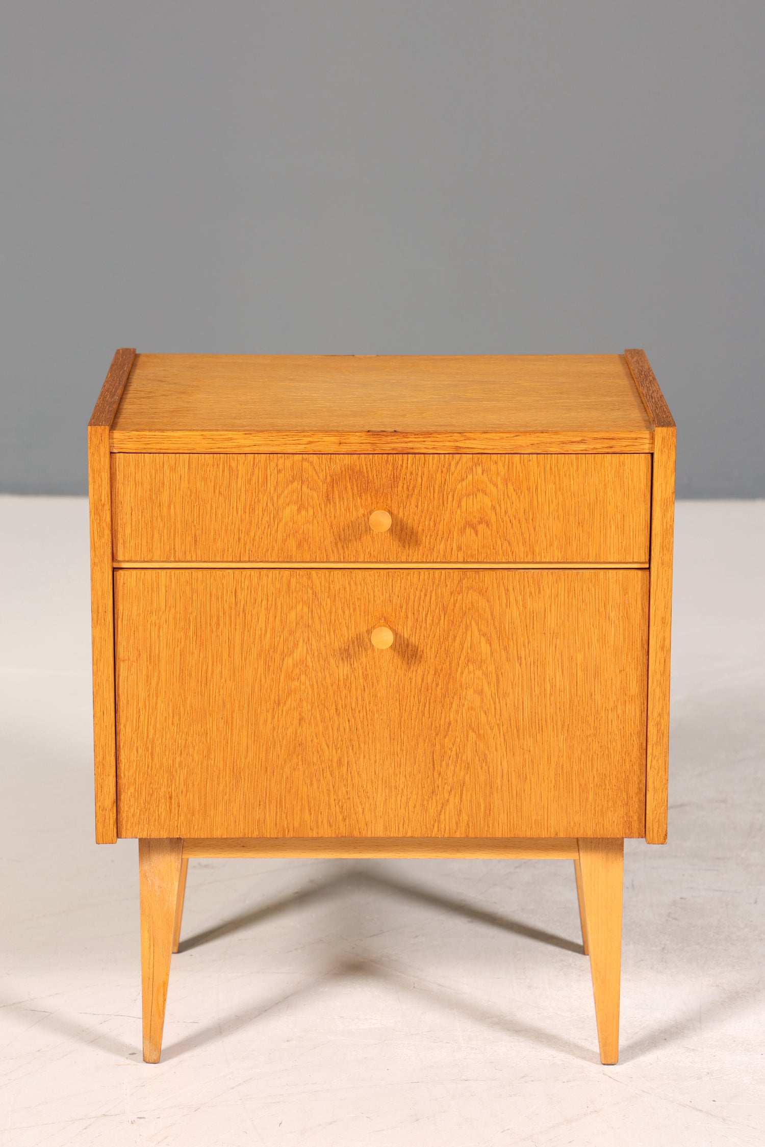 Wunderschöne Mid Century Kommode Vintage Nachttisch Retro Klappschränkchen