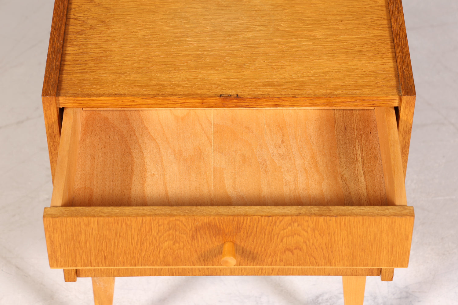 Wunderschöne Mid Century Kommode Vintage Nachttisch Retro Klappschränkchen