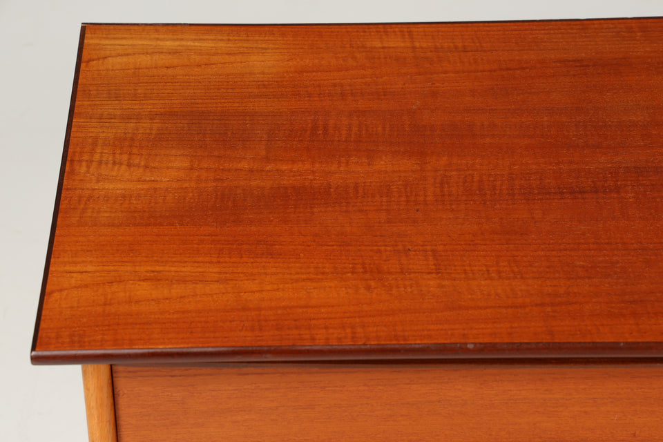 Stilvoller XXL Mid Century Schreibtisch Teak Holz "Made in Denmark" Tisch Bürotisch Office Desk 60er Jahre