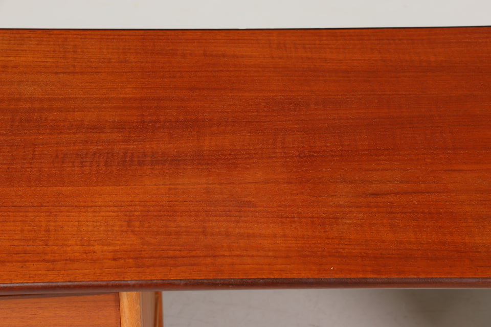 Stilvoller XXL Mid Century Schreibtisch Teak Holz "Made in Denmark" Tisch Bürotisch Office Desk 60er Jahre