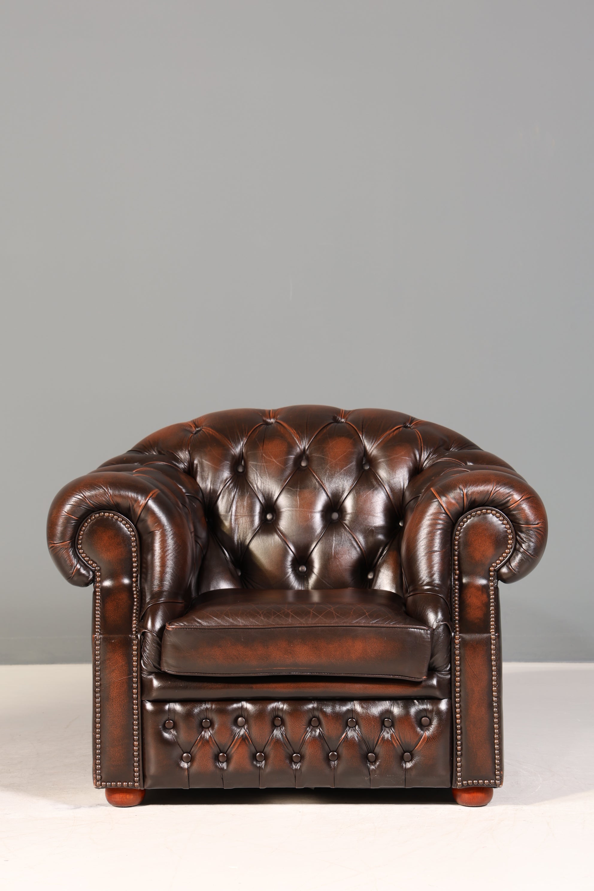 Edler Original Chesterfield Centurion Sessel Englischer Armlehnsessel Englisch Herrensessel