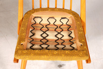 4x Schlichte Mid Century Stühle Retro Stuhlset Danish Design Küchenstühle Esszimmer Stühle