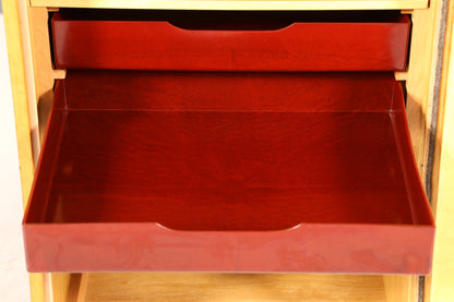 Traumhafter Mid Century Kleiderschrank Vintage Schiebetür Schrank Retro Wäscheschrank