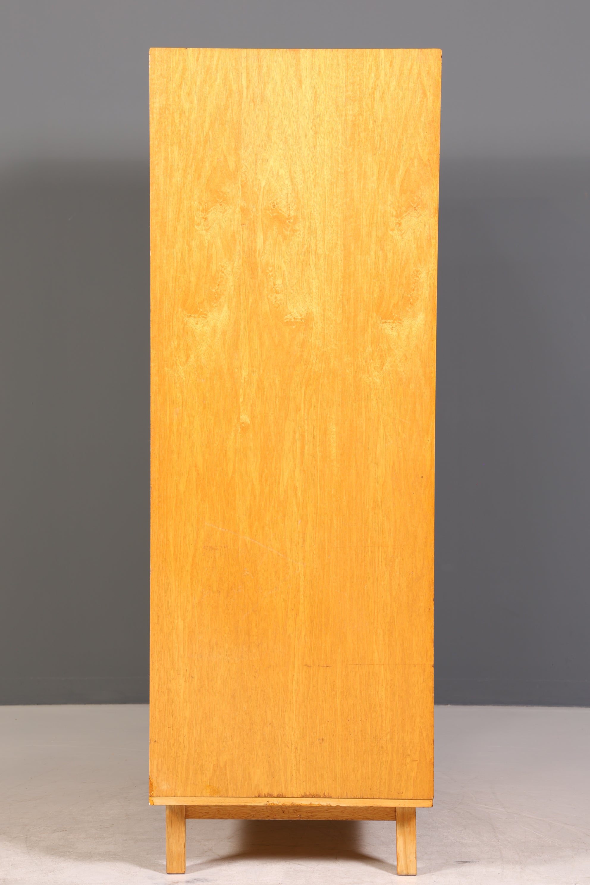Traumhafter Mid Century Kleiderschrank Vintage Schiebetür Schrank Retro Wäscheschrank