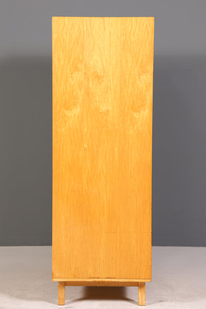 Traumhafter Mid Century Kleiderschrank Vintage Schiebetür Schrank Retro Wäscheschrank