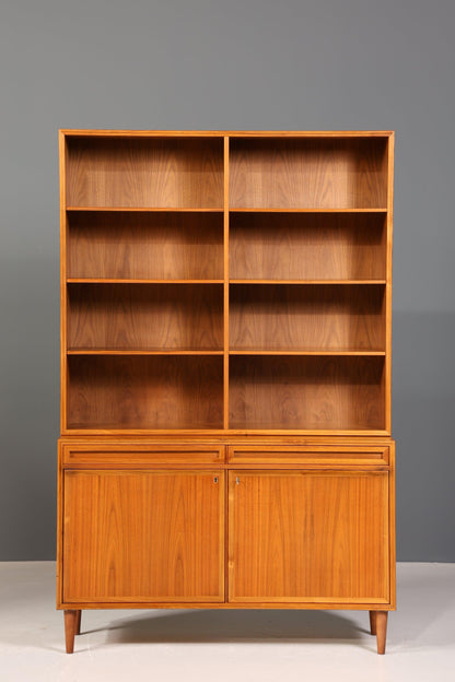 Schlichtes Mid Century Bücherregal Danish Design Schrank Retro Kommode &quot;Made in Denmark&quot; Regal 60er Jahre