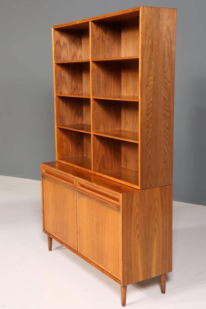 Schlichtes Mid Century Bücherregal Danish Design Schrank Retro Kommode &quot;Made in Denmark&quot; Regal 60er Jahre