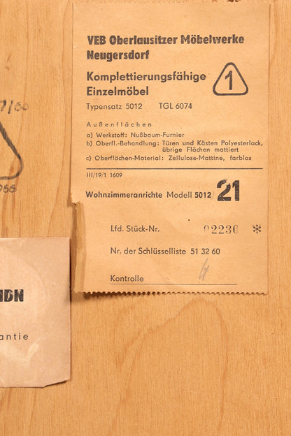 E863 Finish Wunderschöne Mid Century Kommode Vintage Schrank Retro Flur Kommode 60s Regal Sideboard