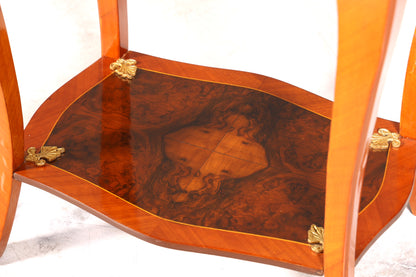 Edler Louis XV Beistelltisch Barock Stil Ablagetisch Marmor Kommode Telefontisch