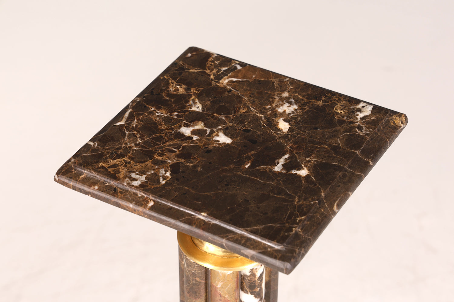 Noble Baroque style column Louis XV marble flower column natural stone base shelf 2 of 2
