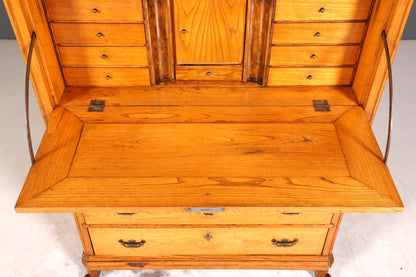 Wunderschöner Original Biedermeier Sekretär um 1860 Kommode Antik Bürokommode