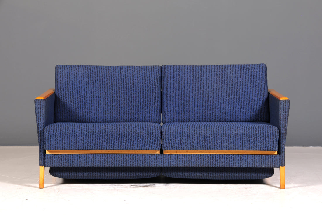 Wunderschönes Mid Century 2er Sofa Retro Couch Danish Design Polstersofa Schlafsofa Vintage Couch Canapé