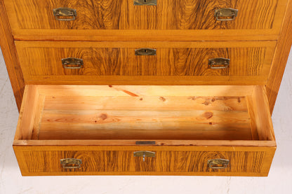 F872 Finish Traumhafte Jugendstil Kommode Antik Sideboard mit Spiegel Flurkommode Frisierkommode