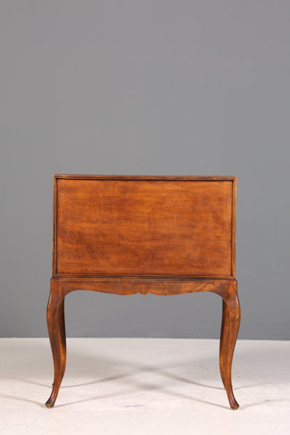 Filigraner Sekretär Chippendale Stil Antik um 1940 Büro Kommode Schreibkommode