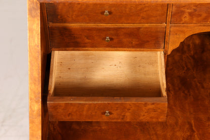 Filigraner Sekretär Chippendale Stil Antik um 1940 Büro Kommode Schreibkommode