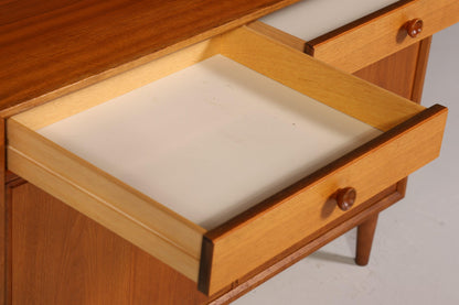Stilvolles Mid Century Regal &quot;Made in Denmark&quot; echt Holz Schrank Danish Design Retro Kommode Vintage Bücherregal 60er Jahre