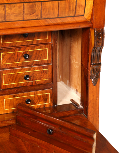 G517 Finish cm Wunderschöner Gründerzeit Sekretär Kommode Jugendstil Schubladenkommode Antik Vertiko (Kopie)