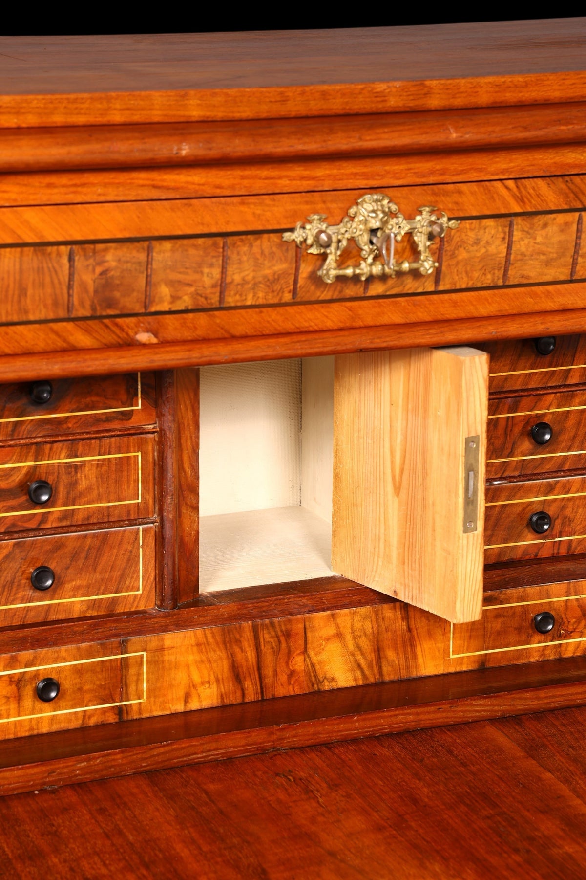 G517 Finish cm Wunderschöner Gründerzeit Sekretär Kommode Jugendstil Schubladenkommode Antik Vertiko (Kopie)