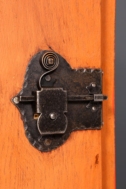 Wunderschöner Schrank Antiken Dielenschrank Kleiderschrank Landhaus Stil Wäscheschrank Malerei Bauernschrank