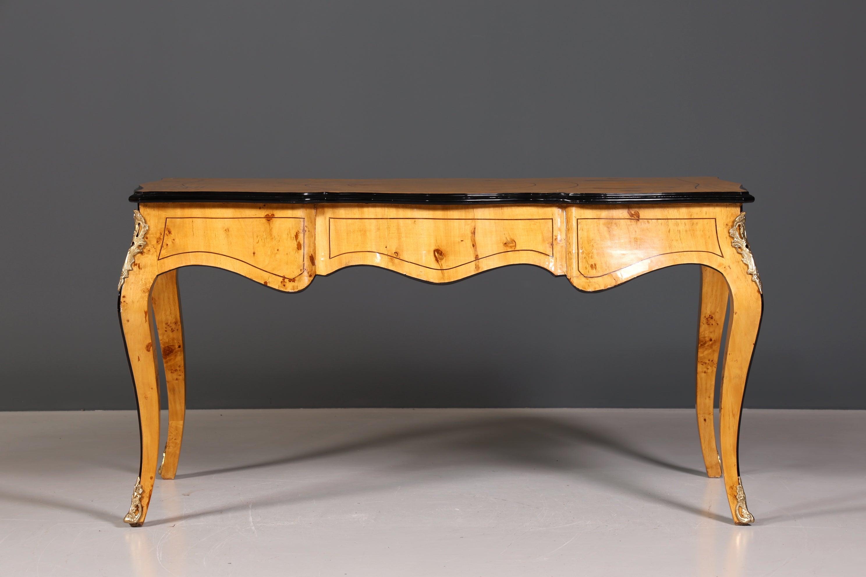 Eleganter Schreibtisch im Biedermeier Stil Bürotisch Birke Office Desk - Hauptstadt Möblerei