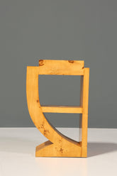 2x Wunderschöne Art Deco Stil Beistelltische Birke Ablagetisch Set Nachttische Kommode