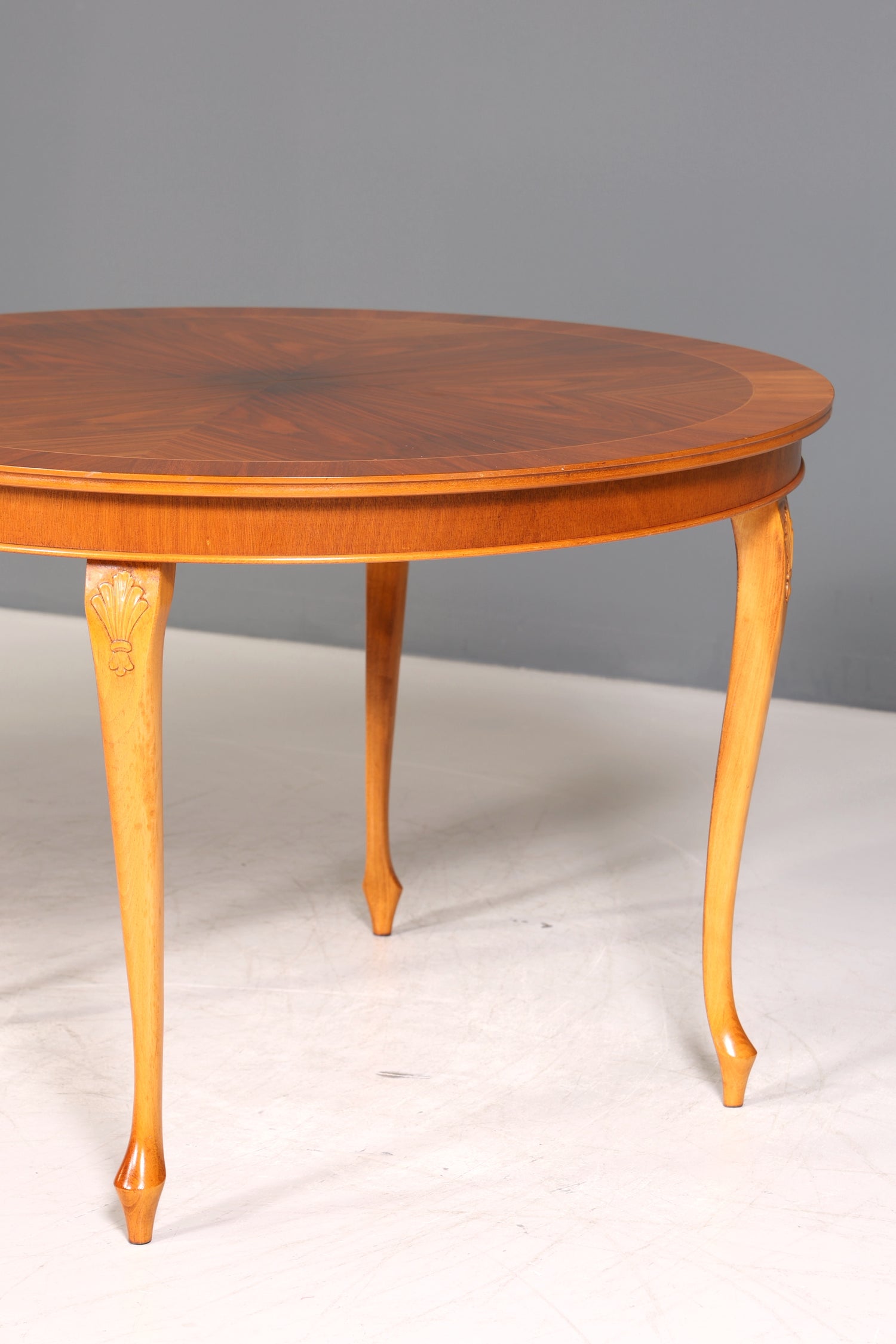 Wunderschöner Chippendale Tisch ausziehbarer Esstisch Küchentisch Barock Stil Esszimmer Tisch Konferenztisch