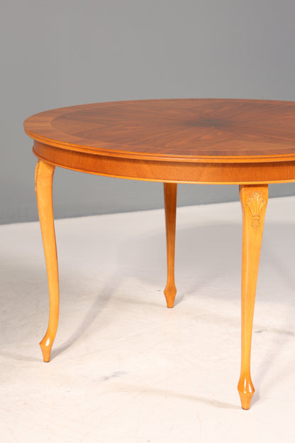 Wunderschöner Chippendale Tisch ausziehbarer Esstisch Küchentisch Barock Stil Esszimmer Tisch Konferenztisch