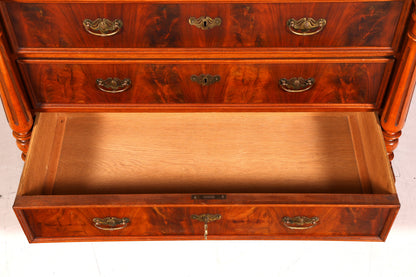 Edle Gründerzeit Kommode Jugendstil Antik Sideboard Schubladenkommode Wäschekommode